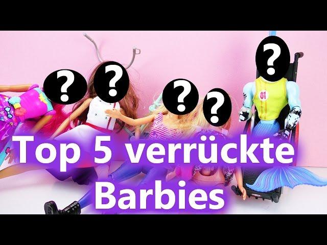 DIE 5 VERRÜCKTESTEN BARBIES | Top 5 der merkwürdigsten Puppen | Vergleich Barbies