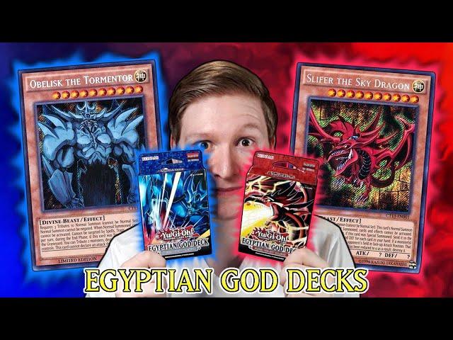 THEY'RE HERE! Egyptian God Decks : Slifer the Sky Dragon & Obelisk the Tormentor