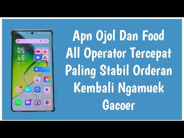 APN OJOL DAN FOOD ALL OPERATOR TERCEPAT PALING STABIL - ORDERAN KEMBALI NGAMUEK GACOER