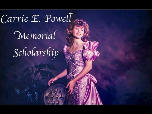 Carrie E. Powell Memorial Scholarship Video