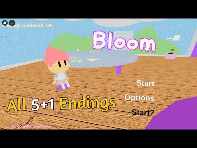 Roblox BLOOM Walkthrough (All 6 Endings and Badges)