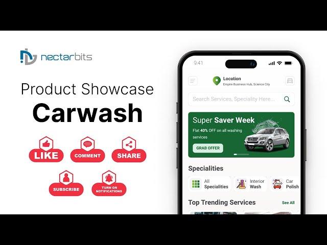 Car Wash Business App (Product's Overview)