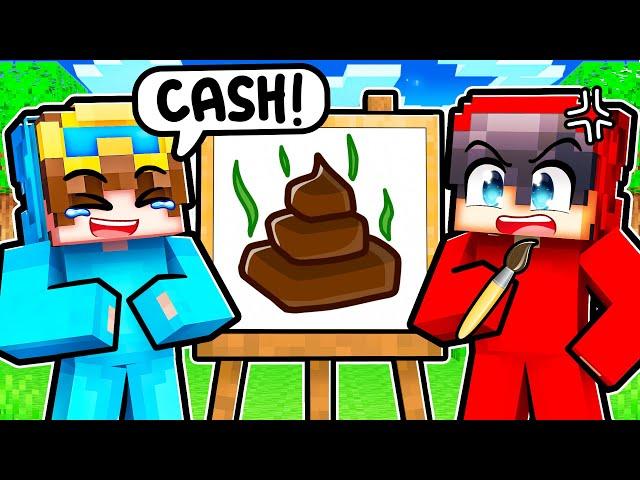 Nico vs Cash SPEED DRAW in Minecraft!