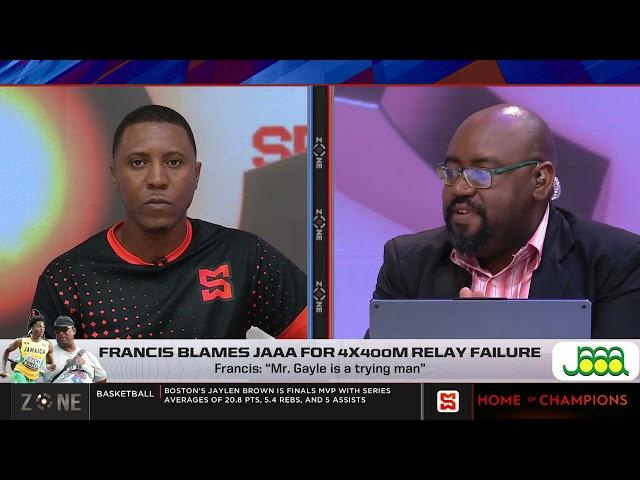 Francis blames JAAA for 4x400M relay failure | SportsMax Zone