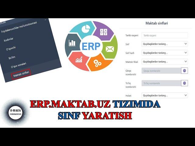 ERP.MAKTAB.UZ | Sinf yaratish