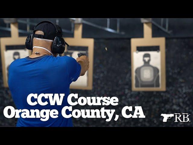 Orange County CCW Course California - TRB Training