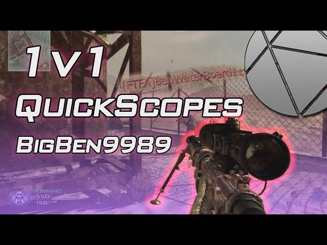 1v1 Quickscopes MW2 | Voizdev vs. BigBen9989