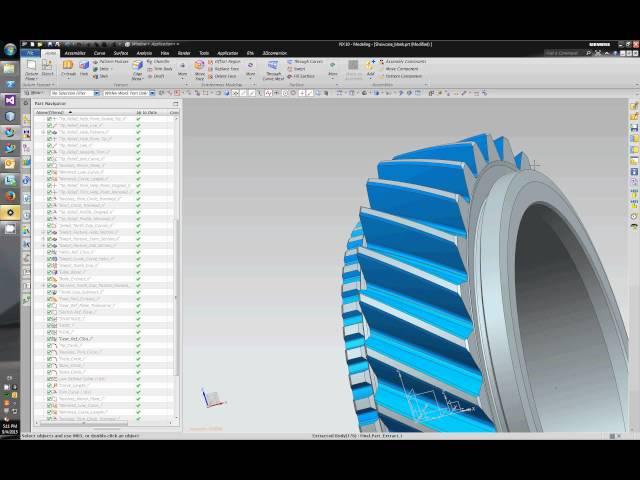 Automated involute gear and spline construction using Siemens NX 10 and GearDesigner