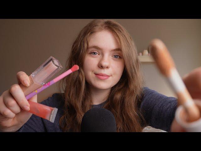 ASMR FAST & AGGRESSIVE MAKEUP APPLICATION! With Layered Sounds And Visuals