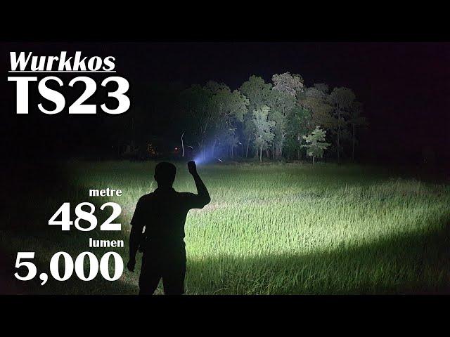 เทพเจ้าขาวจั๊วะ Wurkkos TS23 Tactical flashlight #Ooklight#ไฟฉายled #ไฟฉายคาดหัว #ไฟฉายแรงสูง