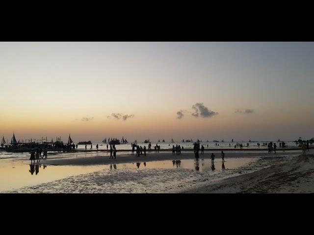 Boracay White Beach After Sunset View