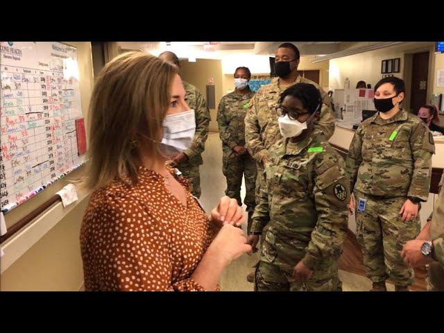 WATCH NOW: NC National Guard arrives at Alamance County hospital