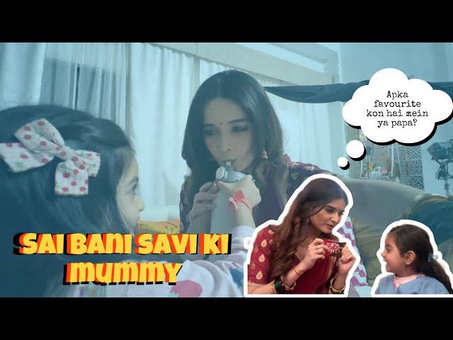 Sai bani savi ki mummy | sai ka favourite kon hai | @bhavikasharma9710 #ghkkpm #ghkkpmbts