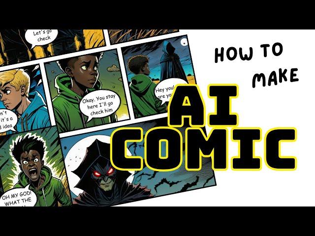 How to make AI comic page under few minutes | REUPLOAD