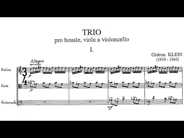 Gideon Klein - String Trio