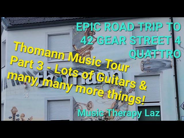 EPIC ROAD TRIP to 42 GEAR STREET 4 "QUATTRO" - Thomann Music Tour Part 3