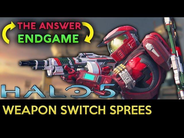 Halo 5: Guardians - Weapon Switch Spree - The Answer + Endgame (Warzone Turbo Unfriggenbelievable)