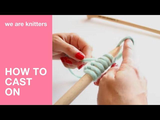 Knitting tutorials for beginners | How to make a long tail cast on | WAK