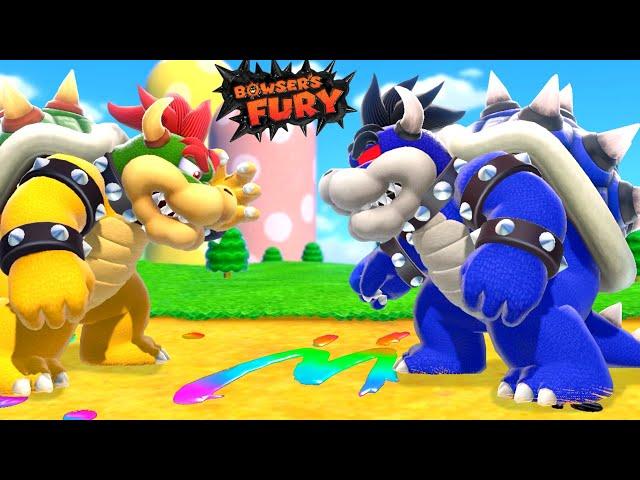 Bowser's Fury - Playable Bowser Full Game Walkthrough