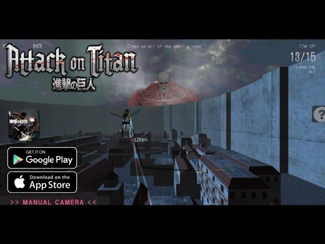 Attack On Titan 3D (Ep.2) Android Anime Games ( Attack On Conquer ) Gameplay | Walkthrough (DEMO)