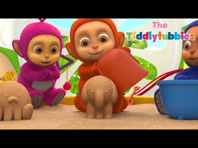 Teletubbies  Making Sandcastles!  Tiddlytubbies NEW Season 4 Compilation! (40 MINS) 