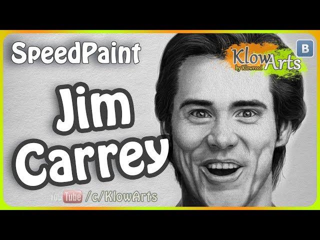 Jim Carrey ( Джим Керри) Digital Portrait in Photoshop