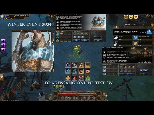 WİNTER EVENT 2024 !!! Drakensang Online TESTSERVER