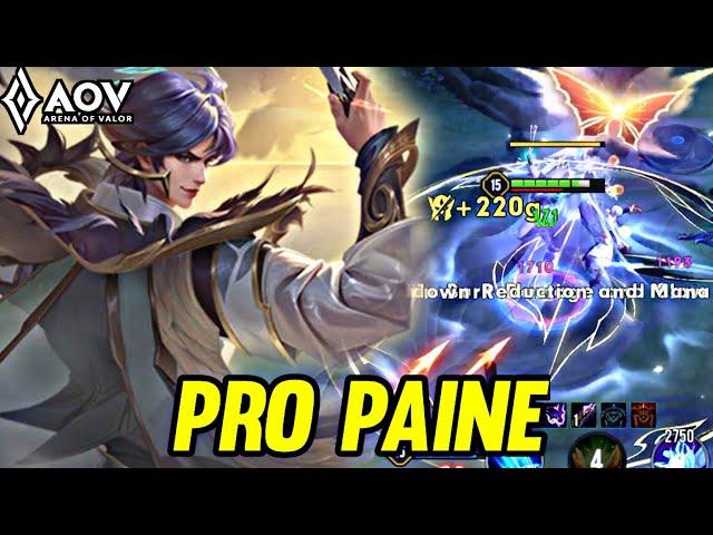 AOV : PAINE GAMEPLAY | PRO PAINE 18 KILLS - ARENA OF VALOR LIÊNQUÂNMOBILE ROV