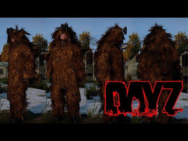 DAYZ. Как самому скрафтить маскировочный костюм с капюшоном.