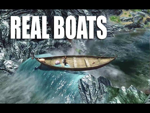 REAL BOATS (Rafting in Skyrim) - Skyrim Mods Watch