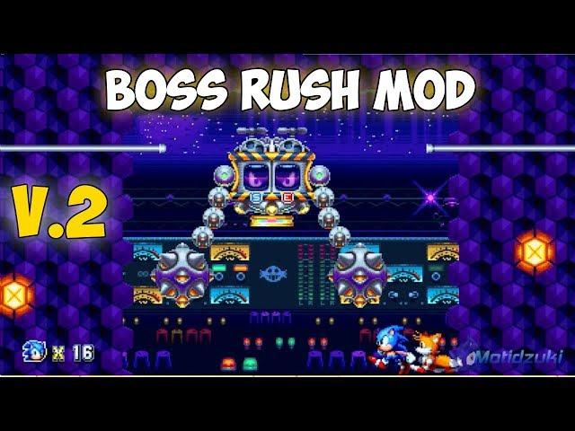 Sonic Mania - Boss Rush Mod V.2 | Walkthrough ~ Sonic Mania Mods