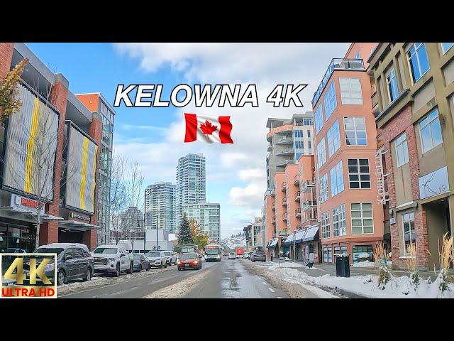 Kelowna BC Canada Driving Tour 4k