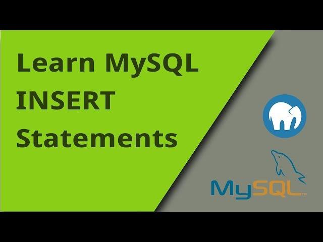 Learning MySQL - INSERT Statements