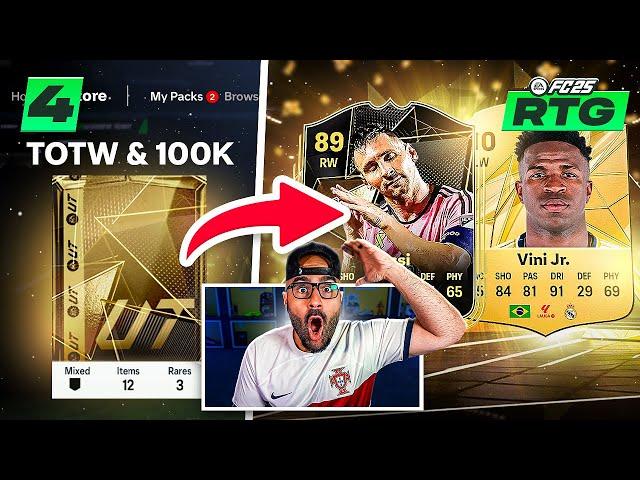 FIRST EVER SQUAD BATTLES REWARDS! *INSANE PULL* FC 25 Ultimate Team RTG