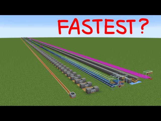 fastest way to travel in minecraft