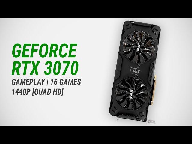 GeForce RTX 3070 in 2024 + Ryzen 7 7800X3D: Test in 16 games at 1440p