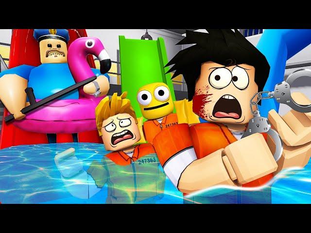 ENFERMER DANS LE PARC AQUATIQUE DE BARRY'S DANS ROBLOX (WATERPARK BARRY'S PRISON RUN)