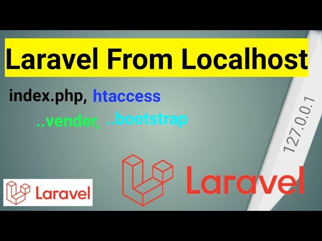 Laravel Project Run From Localhost || How To Run Project From Htdocs || Laravel Tutorial in Hindi