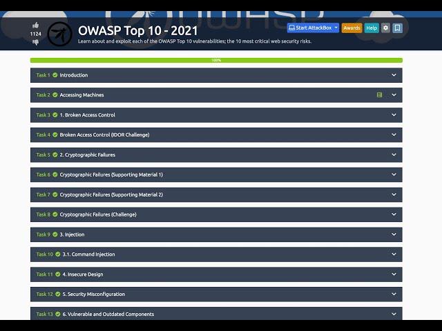 OWASP Top 10 2021 | THM TryHackMe Walkthrough