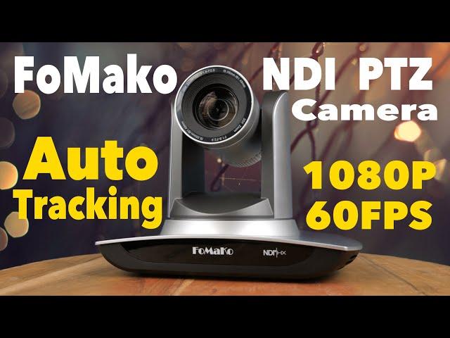 Fomako NDI PTZ Camera with Auto Tracking - Setup Test Review