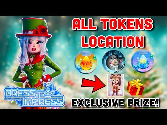 ALL TOKENS LOCATION IN DTI (Roblox event) *GET THIS NEW SECRET PRIZE* 