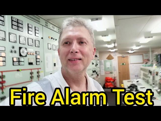 068.На борту LPG. Электромеханик. Fire Alarm Test.