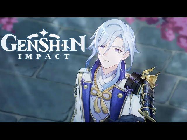 Genshin Impact Kamisato Ayato Character Teaser Trailer