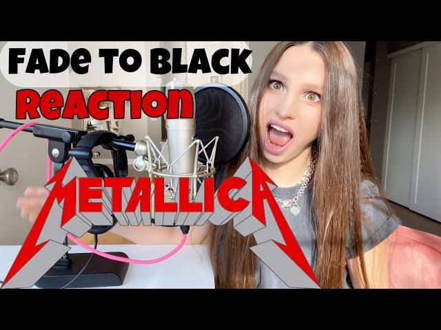 First OMG Reaction to Fade to Black by Metallica