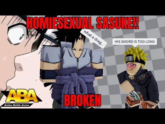 (DADDY SASUKE IS BROKEN??) | Sasuke | Anime Battle Arena