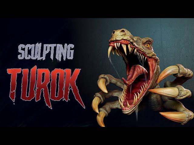 I Took Turok Wallpaper and Sculpted in 3D - ZBrush Sculpting