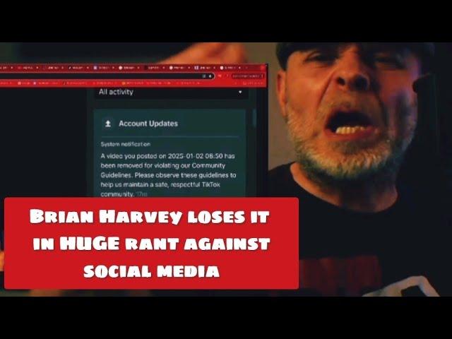 Ex-East 17 Brian Harvey Loses It in HUGE Rant Against Social Media