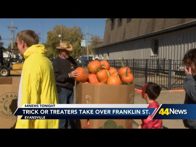 Trick or Treaters take over Franklin St. on Saturday