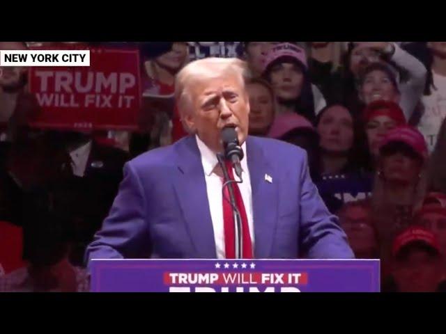 Trump gets the news he’s DREADED amid Madison Square Garden rally