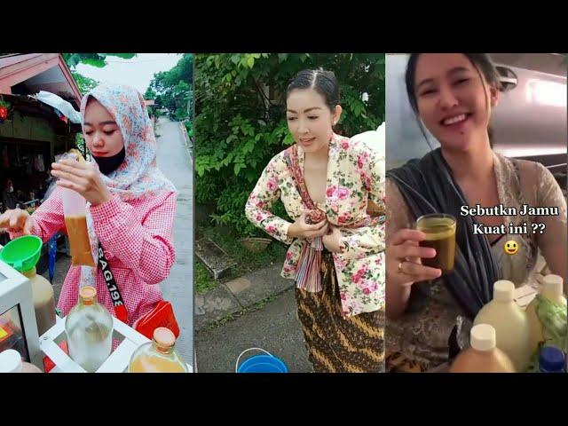 Viral Pedagang Jamu Cantik